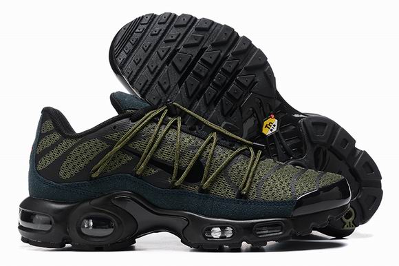 Nike Air Max Plus Utility Olive Black Mens Shoes-143 - Click Image to Close